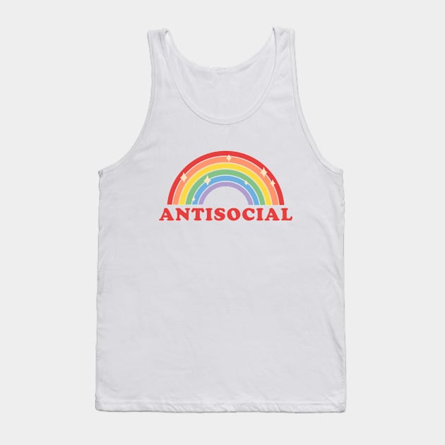 Antisocial Tank Top by thiagocorrea